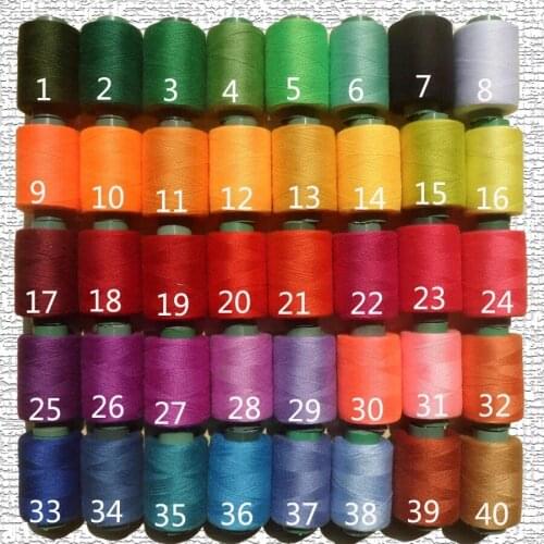 40 Color Handmade Sewing Thread, Home Embroidery Sewing Machine Line Box Durable Sturdy Hand Stitching LYQ