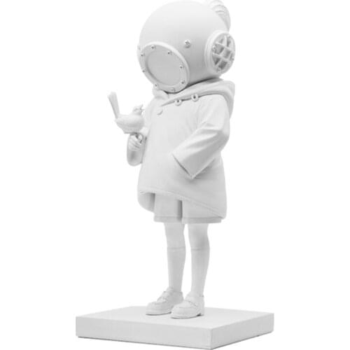 New Arrival Banksy Deep SEA Drive Sculpture England Street Art Resin Modern Statue Home Decor Living Room Decoration