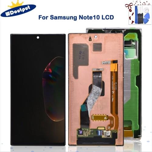Original AMOLED For Samsung Galaxy Note 10 N970F N970 N9700 LCD Display Touch Screen for Note 10 Plus Note10+ N975 N9750