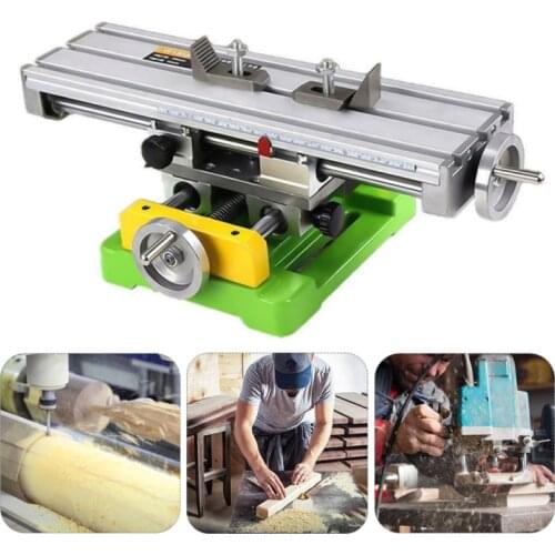 Mini Precision Milling Machine Worktable Multifunction Drill Vise Fixture Working Table Cross Slide Table