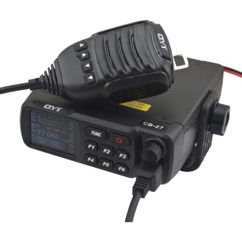 QYT CB-27 CITIZEN BAND ALL European MULTI-NORMS CB Mobile radio Mobile CB Transceiver AM/FM 12/24 4Watts 26.965-27.405MHz