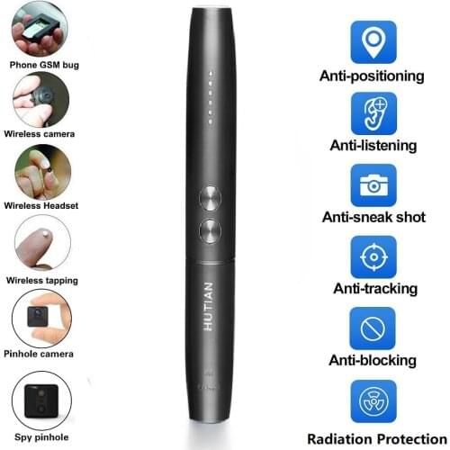 Camera Pen Spy Gadgets Radar Detector GPS Tracker GSM Card Locator Sound Signal Wiretapping Bug Mini Hunter Signal Dedektor