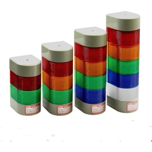 Machine tool wall-mounted side mounted Multi-layer and multi-color alarm sound Safety Caution Tower Led warning lamp LT509 24V