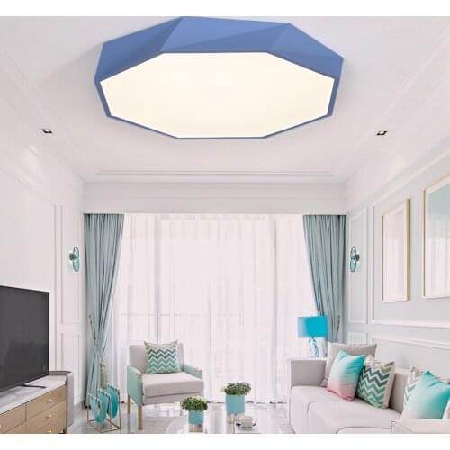 LED Ceiling Light dimmable 18W 24W 36W 48W Nordic macarons Surface Ceiling Lamp For Kitchen living room Bedroom Ceiling lights