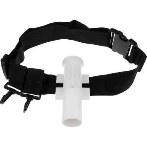 Fishing Rod Waist Holder Belt Spinning Casting Rod Fishing Pole Tube Stand