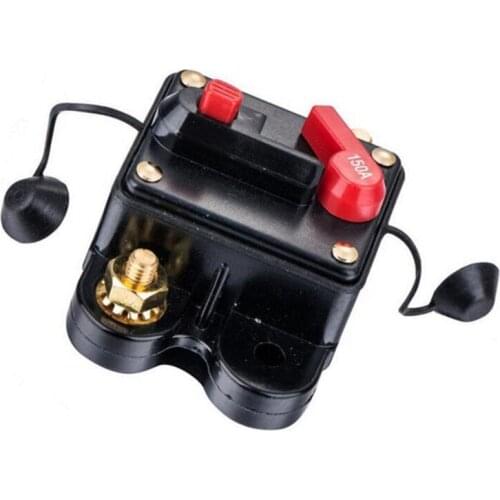 1pcs 60-300A Car Automatic Recovery Switching Car Bike Audio Inline Fuse Circuit Breaker Fuse Holder DC 12-24V