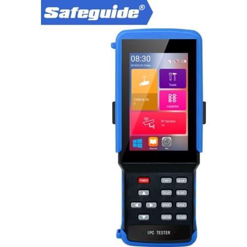 4.3 Inch 5 In 1 HD H.265 4K IP CCTV Tester Monitor AHD CVI TVI Analog CVBS Camera Tester 8MP 5MP RJ45 TDR WIFI ONVIF 12V3A POE