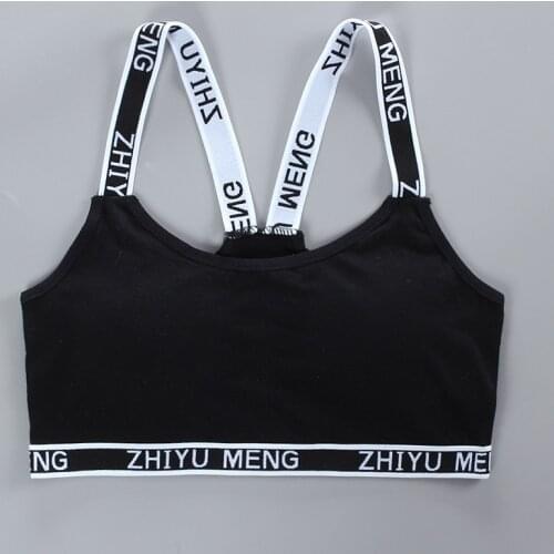 5Pc/lot Girls Sport Underwear Cotton Underwear for Girl Children Training Bra Young Girls Bra Teenager Undergarments 8-18years