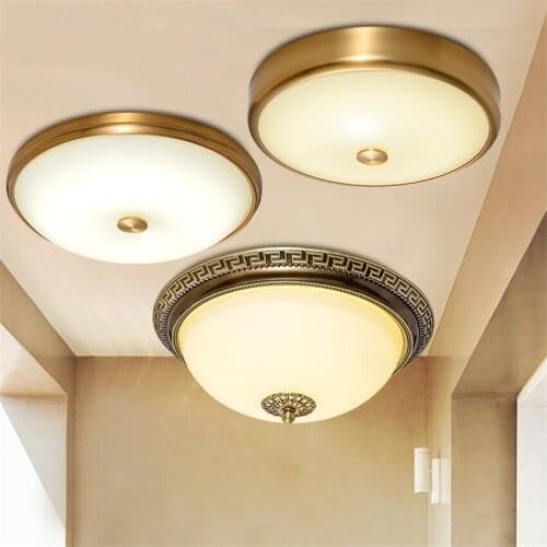 Chinese European Balcony Ceiling Lights Glass Waterproof Led Modern Bedroom Living Room Ceiling Lamp Bathroom Kitchen Fixtures