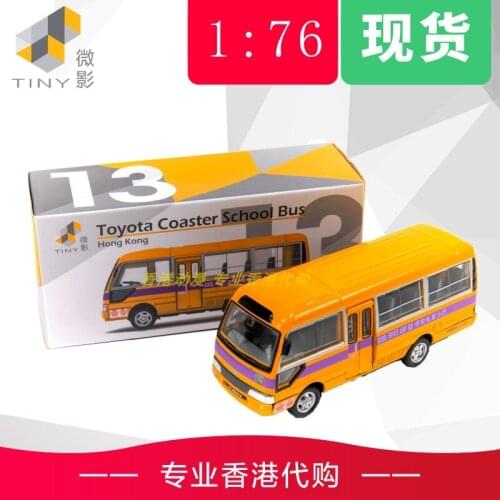 TINY 1/76 TOYOTA COASTER Vehicles Collection Metal Die-cast Simulation Model Cars Toys