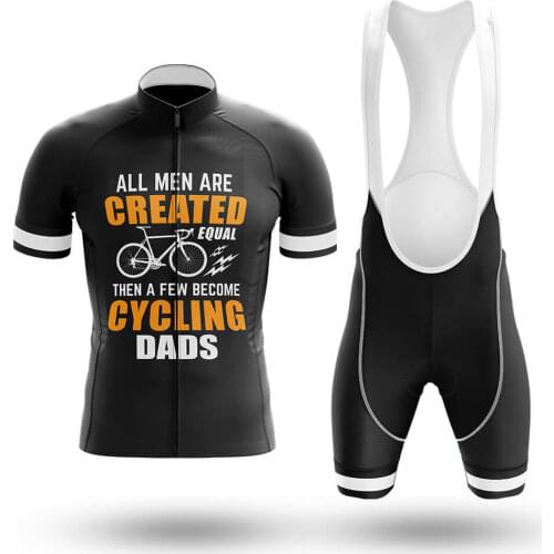 Cycling Dads Summer Cycling Jersey set Maillot Ropa Ciclismo Cycling Bicycle Clothing MTB Bike Clothes Uniform Cycling Set