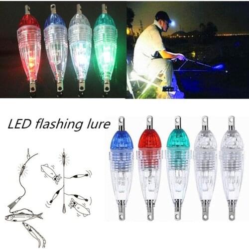 Mini Fishing Outdoor Night Bright Color Waterproof Lights LED Flashing Lure Bait