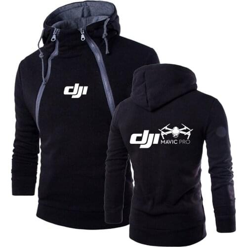 Men Dji Mavic Pilot Logo 2021 Harajuku Style Pullover Hoodies Brand Hooded Sweatshirt Classic Tracksuit Warm Slim Tops