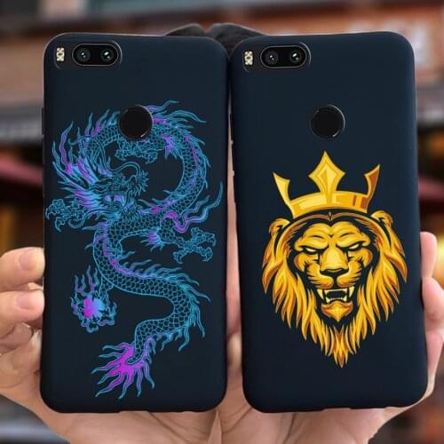 Cool Fashion Dragon Painted Cover For Xiaomi Mi A1 5X Case Soft Silicone Phone Cases For Xiaomi Mi A1 5X MiA1 Mi5X Fundas Bumper