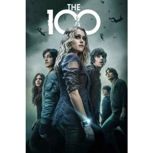 NEW THE 100 TV SHOW SEASON MOVIE Art print Silk poster Home Wall Decor