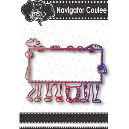 New template for metal die-cutting kids characters home decoration scrapbook paper craft embossed DIY cutting mold 2021