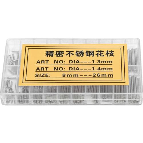 1.3MM/1.4MM 8-26MM Watch Bracelet Pin Friction Bar Assortment Watch Repairing Accessories New 2021