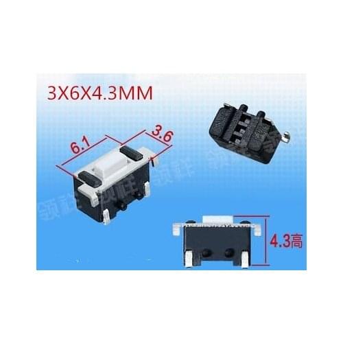 SMD space formula 3X6X4.3MM Tactile Tact Push Button Micro Switch Momentary 3*6*4.3