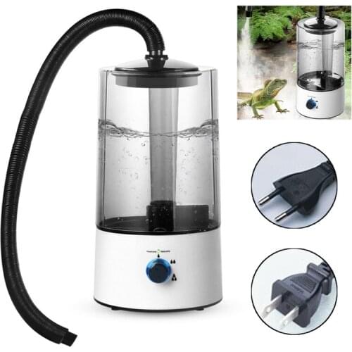 Terrarium Mist Reptile Humidifier Climbing Pet Box Humidifying Atomizer Water Tank Fog Machine for Snake Turtle Lizard Drop ship