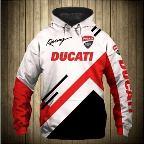 New Ducati Motorcycle Hoodie Cycling Jersey Racing Suit High Quality Mens&Womens Sportswear Pullover Oversized Harajuku Jacket