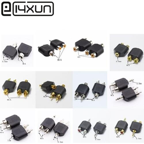 1pcs 3.5mm Male Female Plug Jack Adapter 3.5 mm Mono Stereo Plug to 6.35 RCA Charger Connector for iPhone PC Phone MP3 MP4 MP5