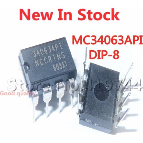 5PCS/LOT 1.5A MC34063 34063AP1 MC34063API DIP-8 IC In Stock NEW original IC