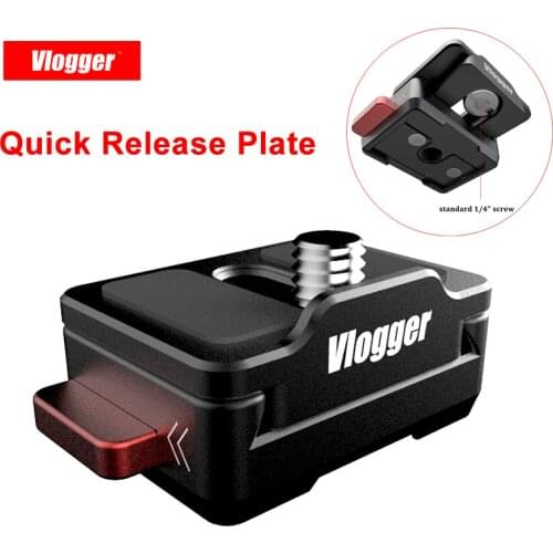 Fast loading Seat Quick Release Clamp Plate Base Camera Monitor Bracket Stand Holder Tripod Mount for DSLR Camera monitor Mic