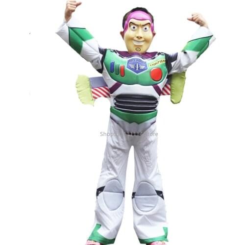 Kids Costume Boy Toys--Story Buzz Cosplay Costume Lightyear Jumpsuit Children Outfits Fancy Dress Boy Girls Halloween Party Gift
