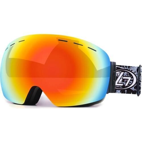Double Layers Ski Goggles UV400 Anti-fog Big Ski Mask Glasses Snow Skiing Eyewear Men Women Snowboard Goggles Outdoor Sports