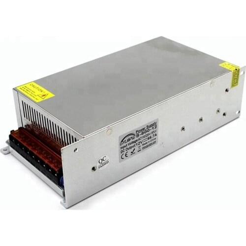 Switching Power Supply 12V 66.7A 800W AC DC Converter indoor led driver 110V 220V AC-DC SMPS For strip Light CCTV Printer