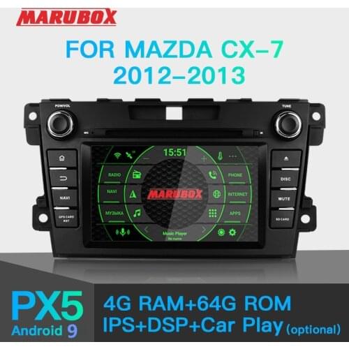 MARUBOX Car DVD Android 9.0 for Mazda CX7 CX-7 2009 2010 2011 2012 2013 Car Radio Video Player Stereo GPS Navigation 2 Din