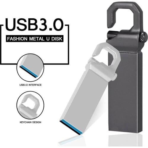 Hot metal pendrive Usb flash drive 16gb 32gb 64gb 128gb usb 3.0 waterproof cle usb 4gb 8gb High speed pen drive 3.0 Custom logo