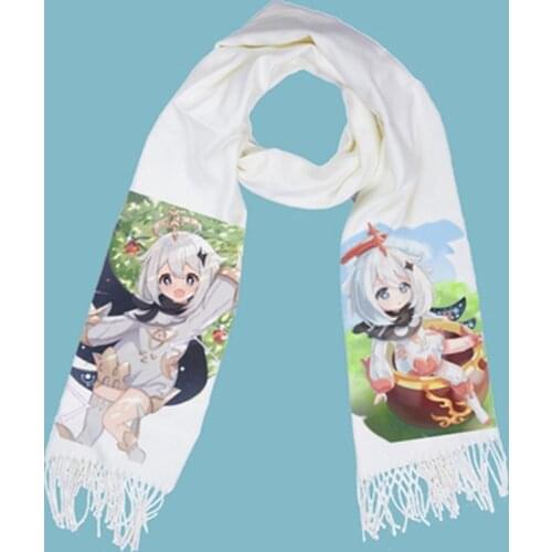 2021 new game Genshin Impact KELL Paimon exquisite animation peripherals two-dimensional imitation cashmere warm scarf