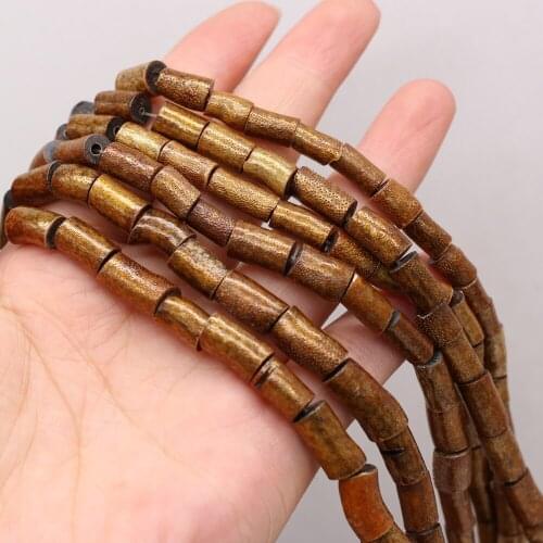 Wholesale Natural Dyed Gold Coral Round Beaded Handmade Crafts DIY Elegant Bracelet Necklace Jewelry Accessories Bead Making