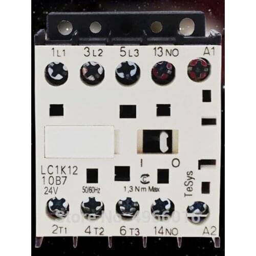 Original 12A Miniature AC Contactor LC1K1210 B7 E7 F7 M7 Q7LC1-K 1201 DJ Equipment Accesories