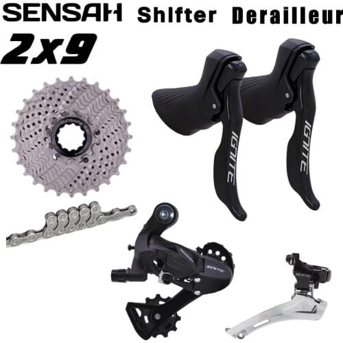 SENSAH IGNITE Road Bike Shifter Derailleurs 2x8 2x9 Speed Cassette Groupset Brake Lever For Bicycle 4700 5800 105 Empire Pro UT