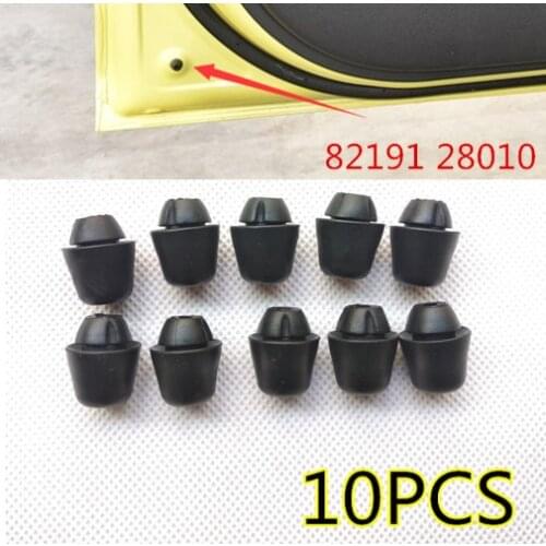 Genuine 8219128010 Bumper Door Overslam Rubber 10pcs For Hyundai All Vehicle Elantra Accent tucson soul RIO creta soanta