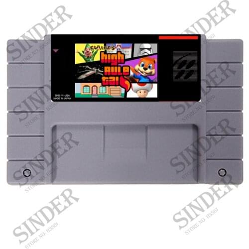 Save File Conkers High Rule Tail 16 bit Super Game Card For NTSC USA Game Player