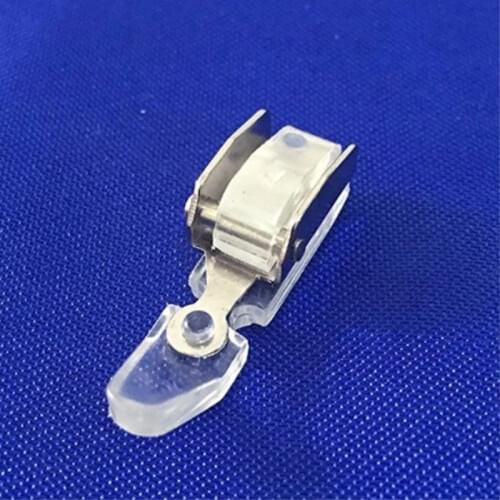 NARROW PLASTIC ZIPPER FOOT SNAP ON FOR SINGER DOMESTIC SEWING MACHINE 507836 AA7163