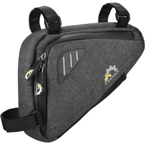 Waterproof MTB Bike Bag Triangle Bycicle Bicycle Front Frame Tube Bag Mountain Bike Accessories Cycling Bag Panniers Bike Basket