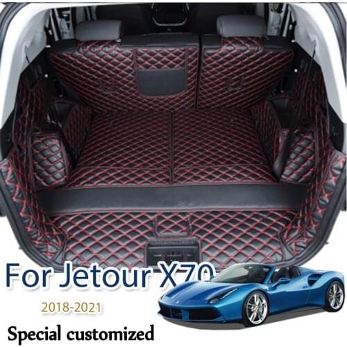 High Quality liners Trunk Mats Cargo Liner for Jetour X70 2018 2019 2020 2021 Cargo Rear Carpet Tray Protector Accessories Mats