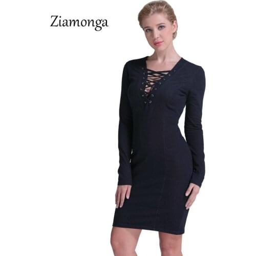Модные джинсовые платья Ziamonga China At AliExpress