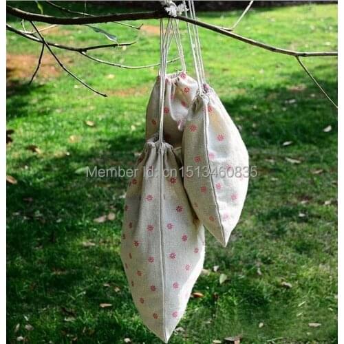 100pcs/lot CBRL jute/linen/flax drawstring bags&pouch for cosmetic/IPAD,Various colors,size customized,wholesale