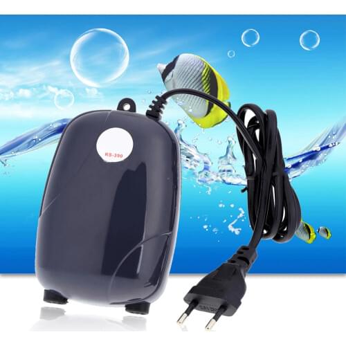 3W 5W Silent Adjustable Aquarium Air Pump 220V Fish Tank Oxygen Air Accessories Fish Aquatic Single Double Outlet Supplies