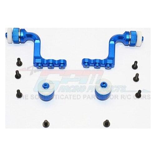 Aluminium Front+Rear Magnet Body Mount For CC01 Mitsubishi Pajero -1set