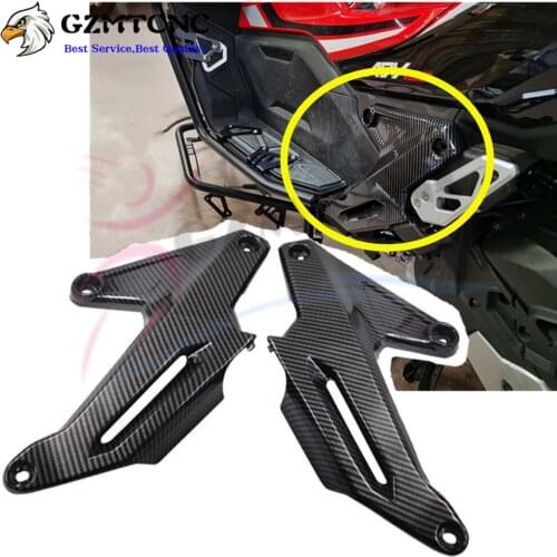For Honda ADV150 ADV 150 2019 2020 Carbon Fiber Pattern Side Panel Fairing Trim Frame Cover Case Protector Motorcycle Decoration