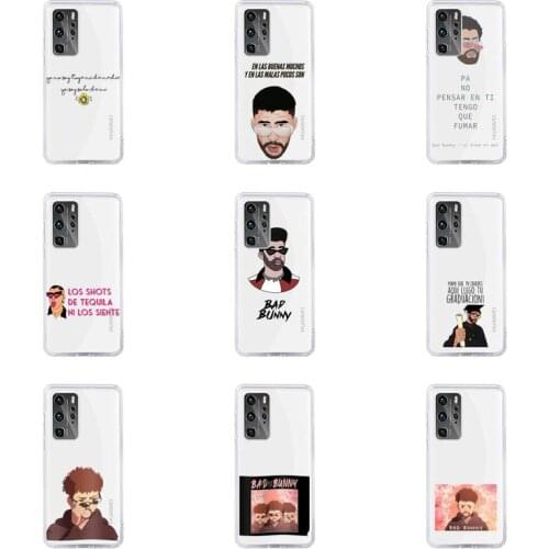 Bad Bunny - Yonaguni Phone Case For Huawei P40 P30 P20 Mate Honor 10i 30 20 i 10 40 8x 9x Pro Lite Transparent Cover