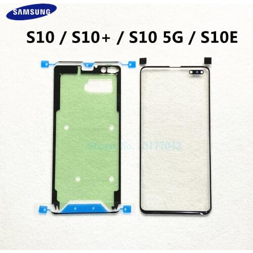 For Samsung Galaxy S10 5G Version G9770 G977B G977U LCD Display Outer Touch Panel Cover Front Screen Glass Lens Replacement
