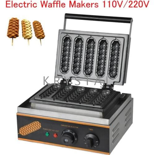 Electric Waffle Makers 110V/220V Commercial Waffle Making Machine Waffle /Muffin Making Furnace FY-2208