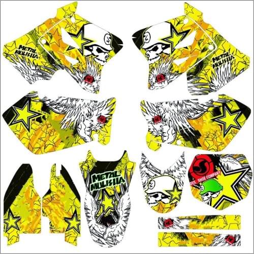 RM 125-250 01-12 Motorcycle STICKERS GRAPHICS 3M DECALS kits For Suzuki RM125 RM250 2001 2002 2003 2004 2005 2006 2007 2008-2012